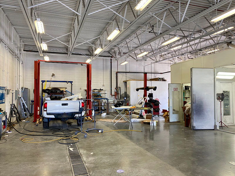 Collision repair facility at CARSTAR Anderson Collision-South