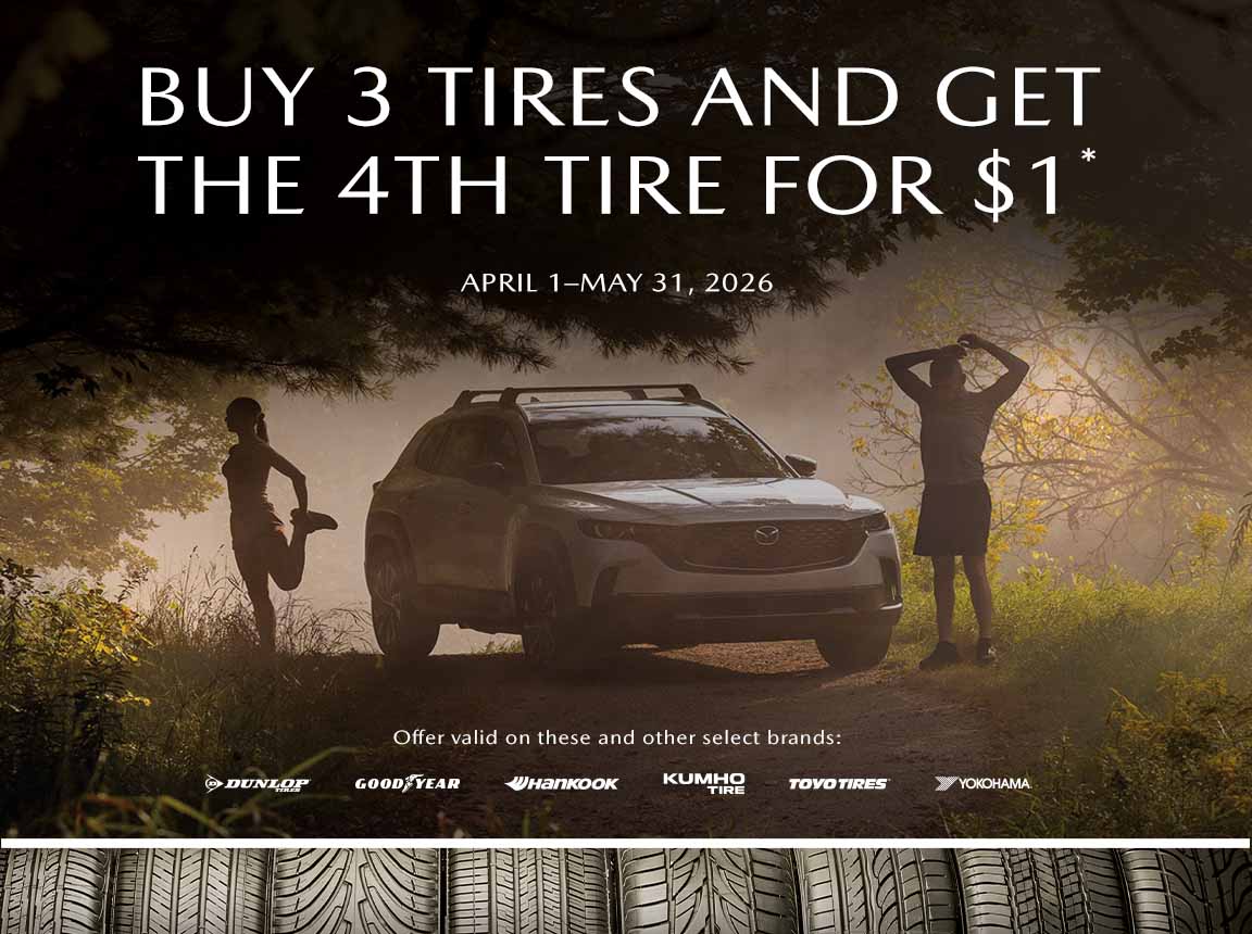 Buy 3 Tires and Get the 4th Tire for $1