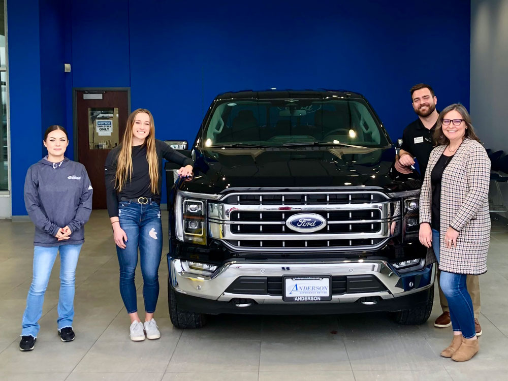 Anderson Auto Group team with Jordy Frahm